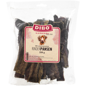 250g de friandises pour chiens à la panse de boeuf DIBOVendu parzooplus