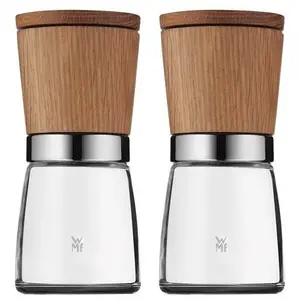 WMF 652314500 Set de 2 Moulins à épices Verre, Marron, 14 cm pas cher
