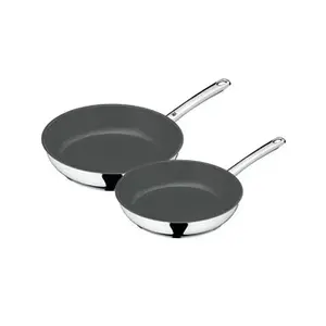 Comparateur de prix : Wmf 0741609990 lot de 2 poêle en cromargan avec revêtement en céramique