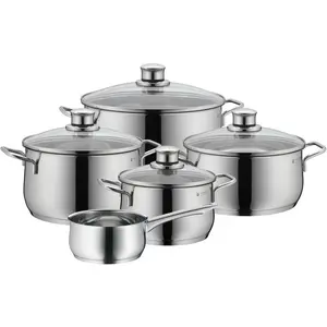 Comparateur de prix : WMF 0730356040 Set de 5 Cuissons Acier Chromé Argent 80 cm
