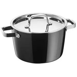Wmf Wmf - Faitout haut Fusiontec Aromatic noir 22 cm - Gris pas cher