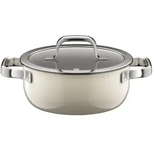 WMF Faitout bas 24 cm Macadamia - Fusiontec Mineral Pro pas cher