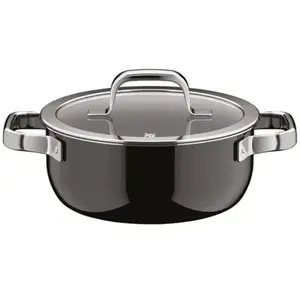 WMF Faitout bas 24 cm Noir - Fusiontec Mineral Pro pas cher