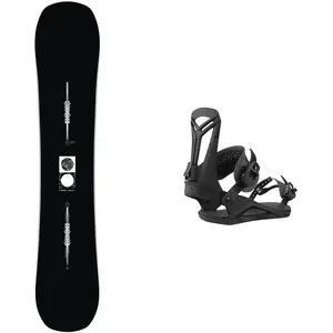 Burton - Packs (snowboard + fix) - Fixations de snowboard allmountain - Pack Instigator Flat Top 2024 - Noir pas cher