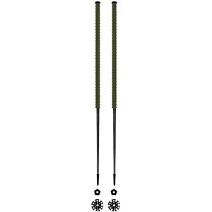 Les batons d'Alain - Bâtons de ski de randonnée - Koa - Taille 145 cm - Kaki pas cher