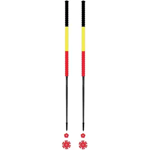 Les batons d'Alain - Bâtons de ski de randonnée - Belgique - Taille 125 cm - RougeVendu parsnowleader