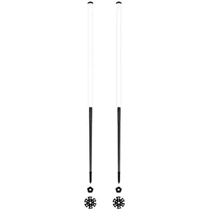 Les batons d'Alain - Bâtons de ski de randonnée - Neige - Taille 125 cm - BlancVendu parsnowleader