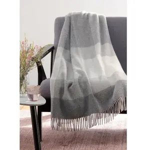 Plaid laine Bertie BIEDERLACK 130 x 170 cm Laine