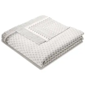Plaid coton recyclé, Sibylle BIEDERLACK  Coton recyclé pas cher