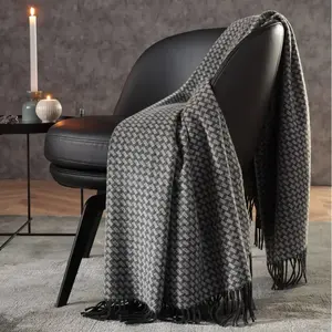 Plaid cachemire et laine Barbara Biederlack pas cher