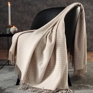 Plaid cachemire et laine Barbara BIEDERLACK 