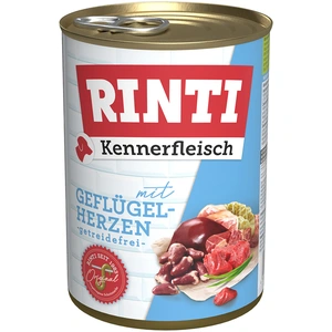 Comparateur de prix : 1x400g coeurs de volaille RINTI - Nourriture pour chien