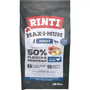 12kg RINTI Max-i-Mum Adult poulet nourriture sèche pour chiens