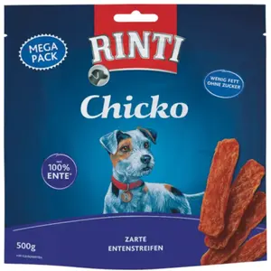 Comparateur de prix : 500g RINTI Chicko , canard - Friandises pour chien