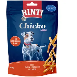 Comparateur de prix : RINTI Extra Chicko Mini pour chien - poulet, fromage, 80 g