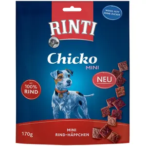 170g RINTI Extra Chicko Mini boeuf, - Friandises pour chien pas cher
