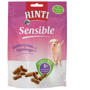 Rinti Morceaux d'insectes sensibles | 12 x 50 g avec source de protéines animales pas cher