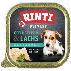 Comparateur de prix : RINTI Feinest 11 x 150 g pour chien - volaille, saumon