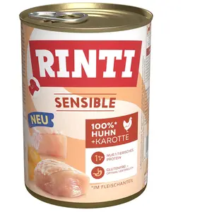 RINTI Sensible 6 x 400 g pour chien - poulet, carottes pas cher