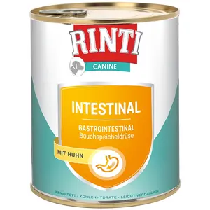 Comparateur de prix : RINTI Canine Intestinal poulet 800 g pour chien - 6 x 800 g
