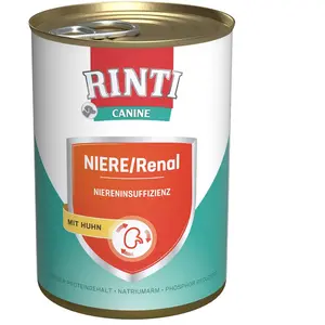 RINTI Canine Insuffisance rénale poulet pour chien - 12 x 400 g pas cher