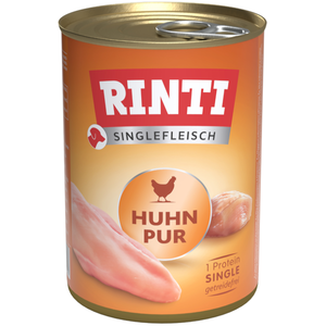 Comparateur de prix : RINTI Viande Pure 1 x 400 g pour chien - pur poulet