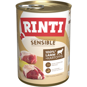 Comparateur de prix : 6x400g Sensible agneau, pommes de terre Rinti - Nourriture pour chien