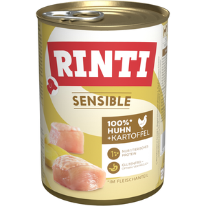 Comparateur de prix : RINTI Sensible 6 x 400 g pour chien - poulet, pommes de terre