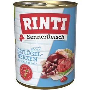 6x800g RINTI coeurs de volaille - Pâtée pour chienVendu parzooplus