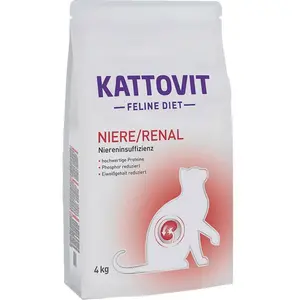 Comparateur de prix : 4kg Renal Spécial Reins Kattovit - Croquettes Pour Chat