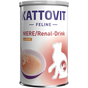 12x135mL Boisson Renal Drink Kattovit - Pâtée pour chat pas cher
