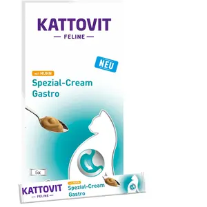 Crème Kattovit spécial gastro pour chat - poulet (6 x 15 g)