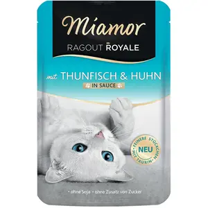 Miamor Ragoût Royal en sauce 22 x 100 g pour chat - thon, poulet pas cher