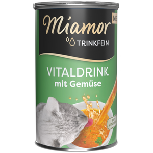 Boisson Miamor Trinkfein 6 x 135 mL pour chat - légumes pas cher