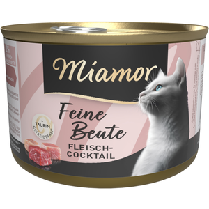 12 x 185g cocktail de viande Miamor Proies fines nourriture humide pour chats pas cher