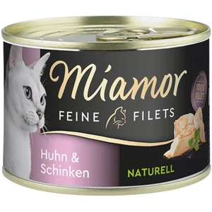 Comparateur de prix : 6x156g Miamor Filets fins nature poulet & jambon nourriture pour chat humide