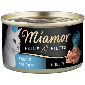 12x100g Filets fins Jelly Mix Miamor nourriture pour chat humide pas cher