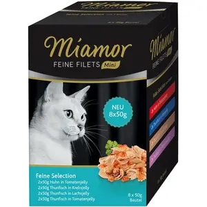 Miamor Feine Filets Mini 8 X 50 G Délicieuse Sélection pas cher