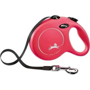 Comparateur de prix : Laisse sangle TRIXIE flexi New CLASSIC - Taille L - 5 m - Rouge