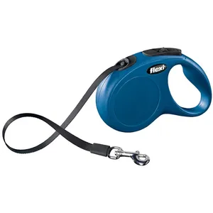 Comparateur de prix : Laisse flexi New Classic M 5 m, bleu pour chien - laisse : 5 m de long