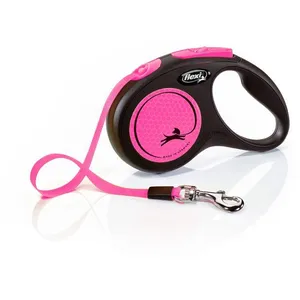 Comparateur de prix : Laisse sangle - TRIXIE - 209326 - flexi New NEON - 5 m - Rose fluo