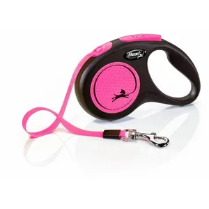 Comparateur de prix : Laisse sangle TRIXIE flexi New NEON - Taille S - 5m - Rose fluo