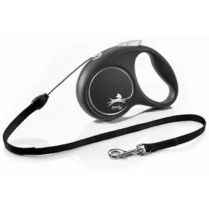 Comparateur de prix : TRIXIE Laisse Black Design S Cord 5m black/ silver Flexi FU12C5-251-S-SI TU