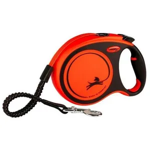 Comparateur de prix : Laisse sangle TRIXIE flexi XTREME - Taille L - 8m - Noir et orange