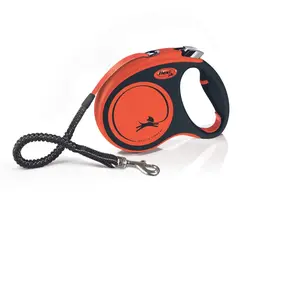 Comparateur de prix : Laisse-sangle flexi Xtreme orange, 5 m pour chien - taille M : jusqu'à 35 kg
