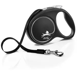 Comparateur de prix : TRIXIE FLEXI Laisse rétractable, Enrouleur Design - Noir - L