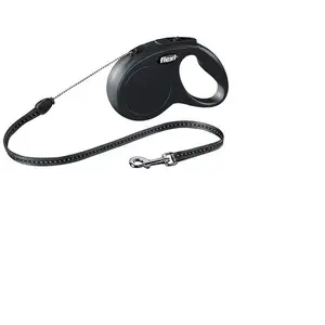 Comparateur de prix : Laisse flexi New Classic S, 5 m noir pour chien - noir, 5 m