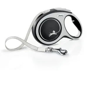 Comparateur de prix : Laisse flexi New Comfort L pour chien - 8 m, sangle, noir
