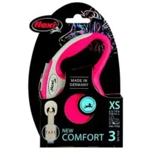 Comparateur de prix : FLEXI Laisse pour chien sangle Difac New Comfort Rouge 3 m 109433