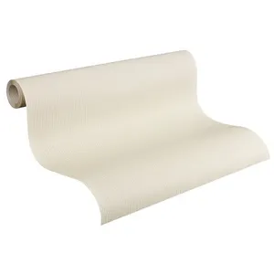 Papier peint uni à "Fines Rayures" - Beige - 10 x 0,53 mVendu paramazon